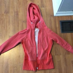 Zella Peach Zip Up Hoodie
